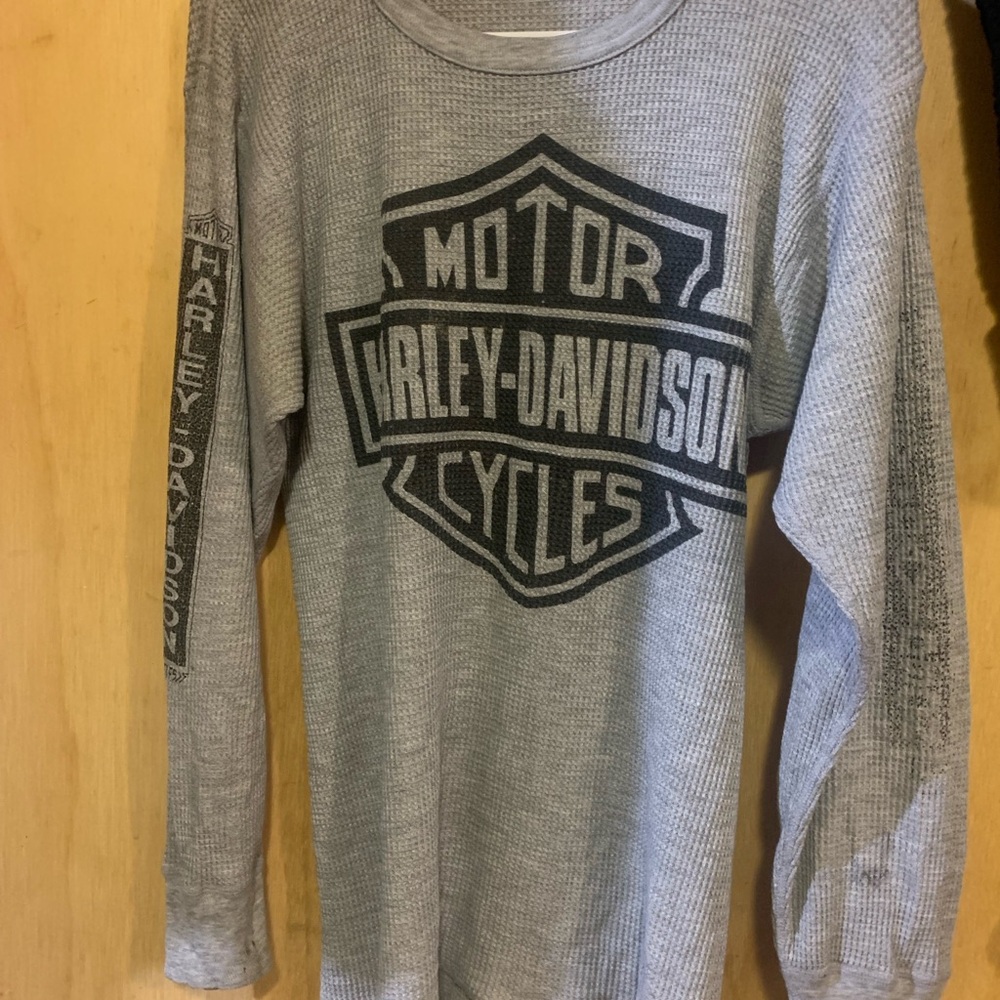 Harley-Davidson Gray Long Sleeve Tee